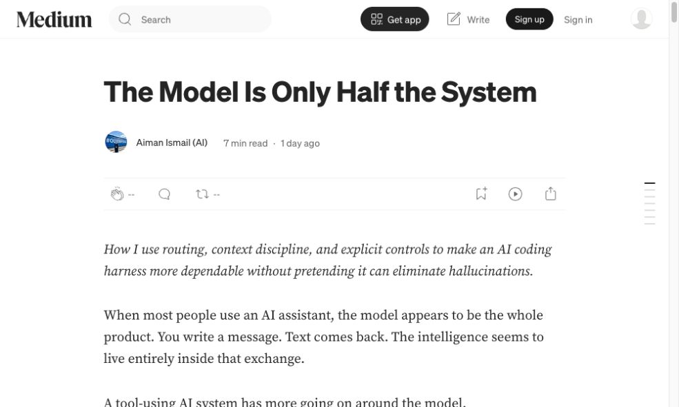 Snapshot of The Model Is Only Half the System on Medium